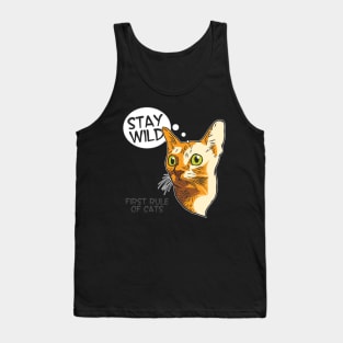 Stay Wild Cat Tank Top